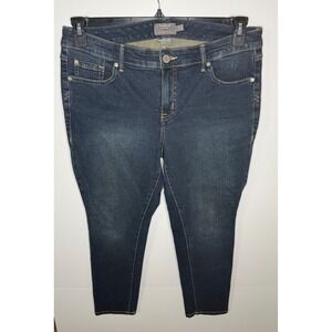 Torrid Boyfriend Straight Jeans Dark‎ Wash Vintage Stretch Women 12XS Fast Ship